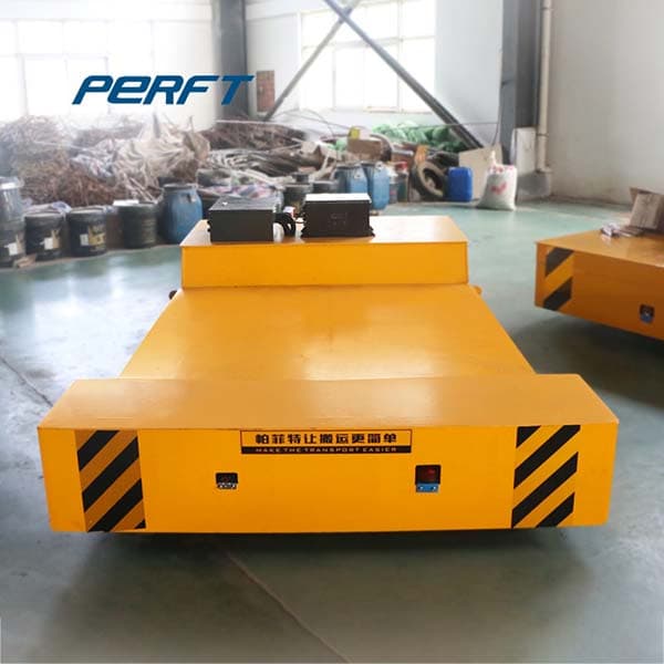 industrial motorized rail cart with iso certificated 120 ton